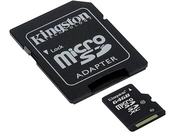 Kingston MicroSDXC Minne Class 10 64GB, SDCX10/64GB. SDXC