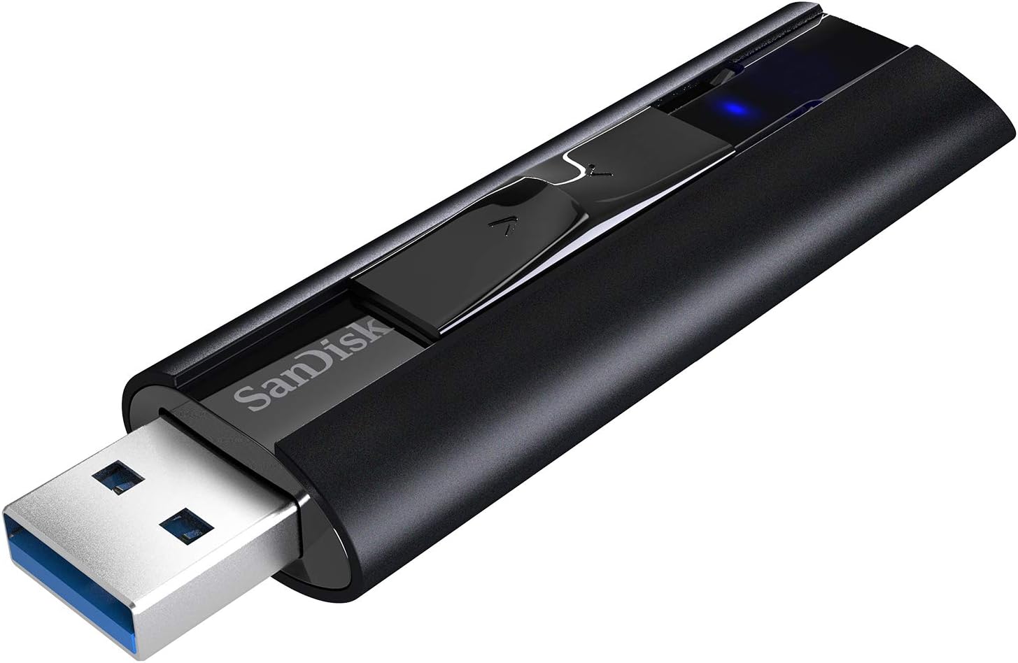 SanDisk Extreme PRO USB 3.2 Solid State Flash-enhet 256GB (läsning med 420 MB/s, skrivning med 380 MB/s, RescuePRO Deluxe programvara)