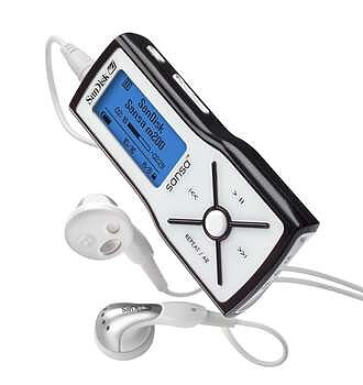 SanDisk  MP3 Spelare, SANSA 2GB Silver