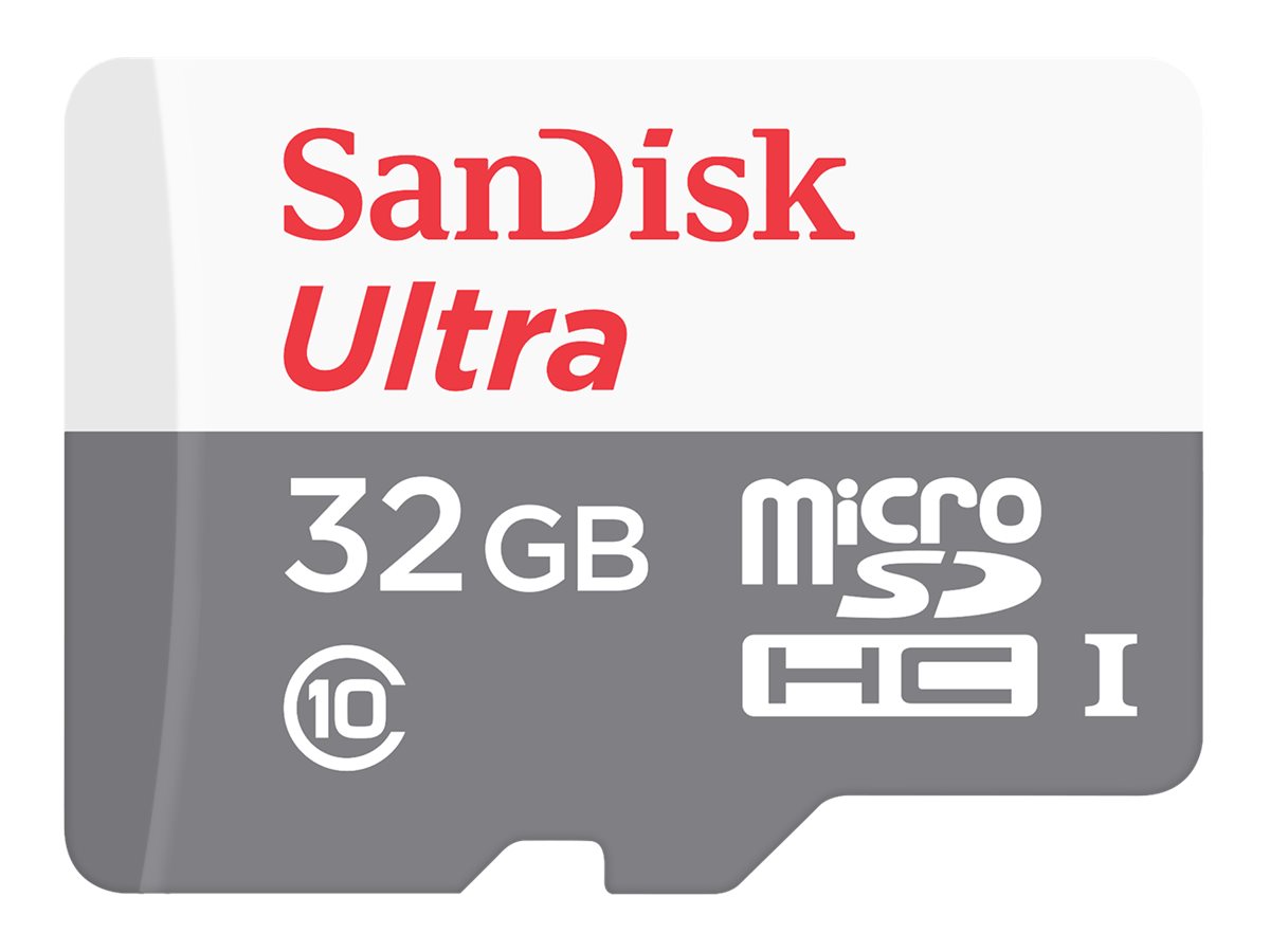 SANDISK Ultra microSDHC 32GB + SD Adapter 100MB/s Class 10 UHS-I