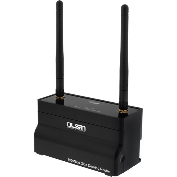 Direkt dockning med NAS-funktionalitet för 2,5 och 3,5 SATA hårddisk, SATA 3Gb/s, USB 3.0, RJ45, WiFi, Android och iOS stöd, svart