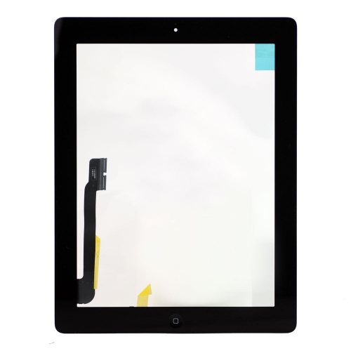 iPad 3 Glas & Digitizer med smådelar - SVART