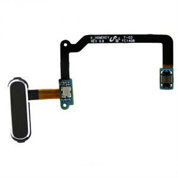 Samsung Galaxy S5 Hemknapp med flexkabel Svart