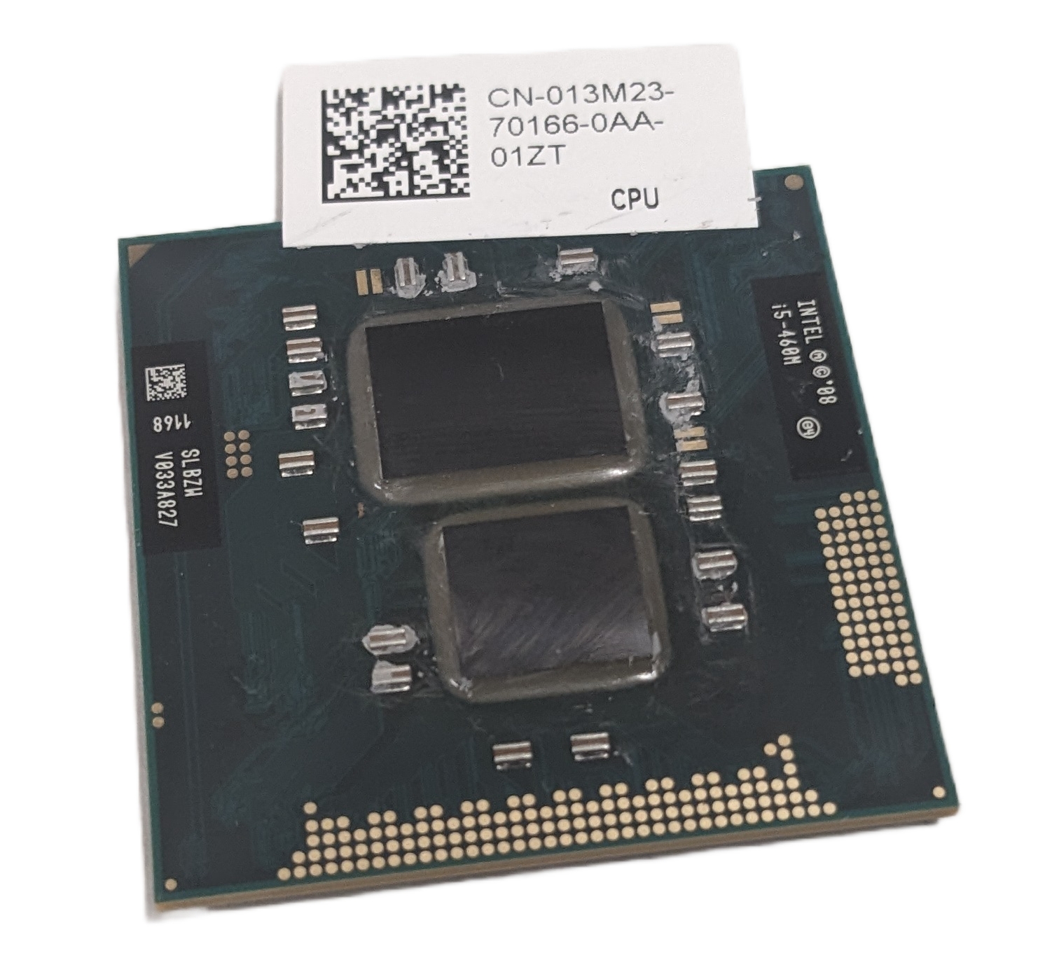Intel Core i5-460M, 2.5GHz, dual core, socket BGA1288/PGA988 (Använt) (SLZBW)