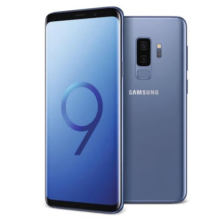 (SM-G965F/DS )Samsung Galaxy S9 Plus 64GB - Blå - 6,2 - Olåst (Refurbished, Restaurerad)