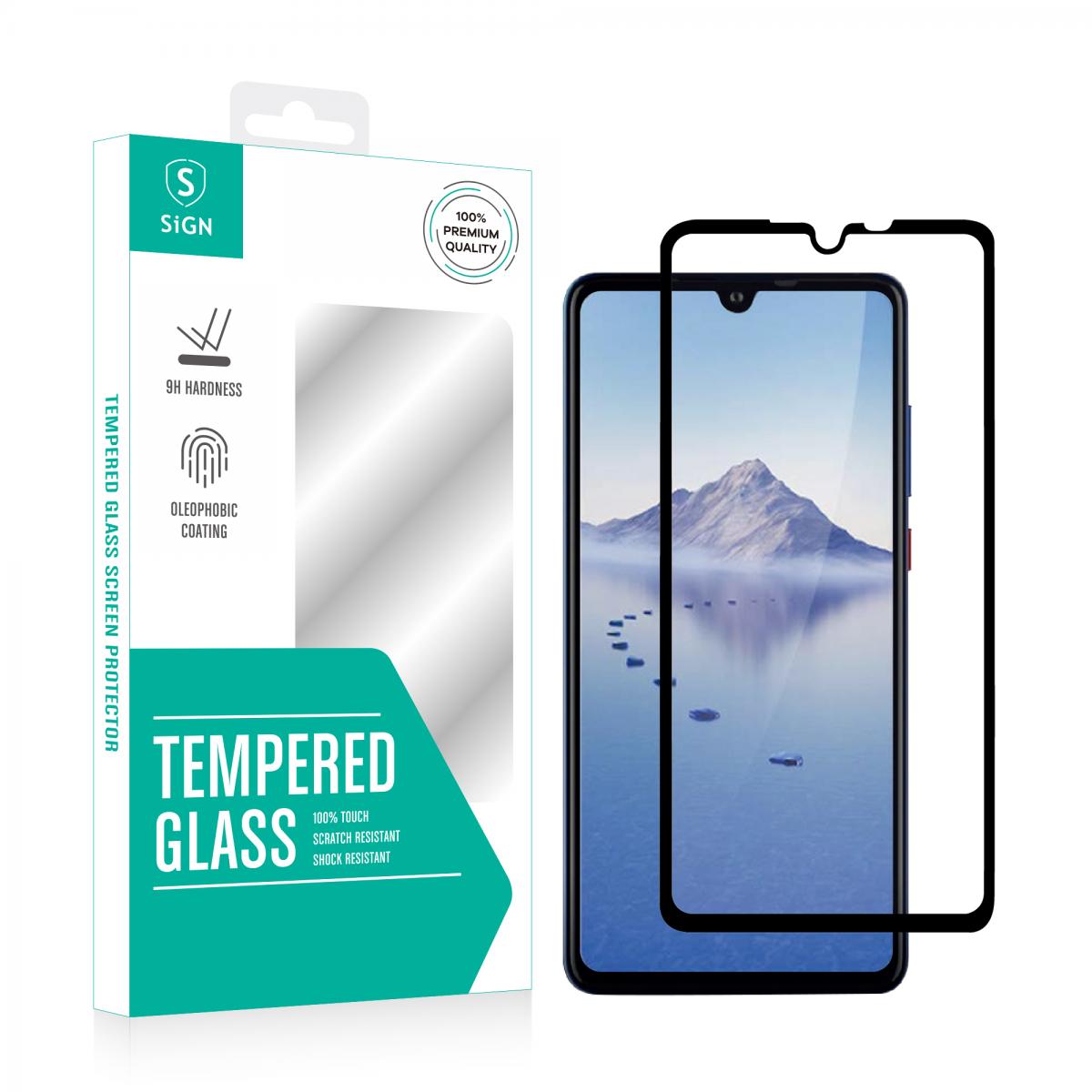 SiGN 3D Curved skärmskydd i härdat glas för Huawei P30 Pro