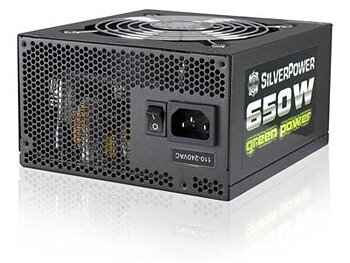 Silver Power SP-S650 650W PSU, ATX 12V V2.3, 80 Plus Bronze, Standard, 4x 6+2pin PCIe, 14x SATA, 7x Molex