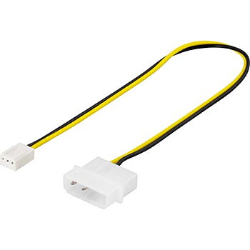 Fläkt konverter kabel från 3pin till 4pin, 4pin plug till 3Pins Socket