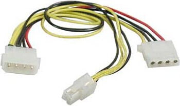 StrömKabel för Dator, Internt, koplas till en 4-pins kontakt och ger ATX-12V för Pentium 4 moderkort