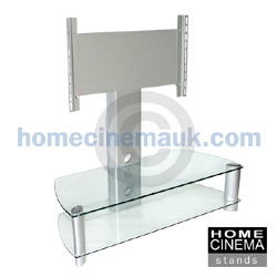 Möbel Plasma/LCD Glas/Silver