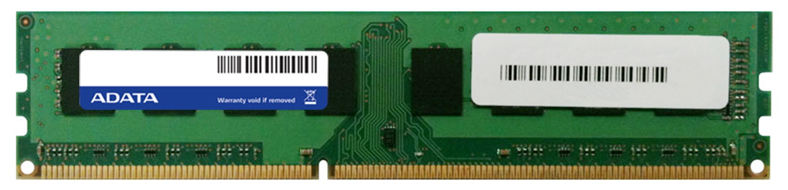 (SU3U1333C4G9-B)ADATA 4GB PC3-10600 DDR3-1333MHz non-ECC Unbuffered CL9 240-Pin DIMM Dual Rank Memory Module