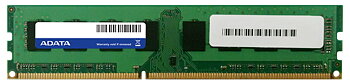 (SU3U1333C4G9-B)ADATA 4GB PC3-10600 DDR3-1333MHz non-ECC Unbuffered CL9 240-Pin DIMM Dual Rank Memory Module