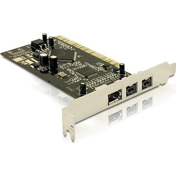 Delock FireWire PCI kort 400Mbps(A) & 800Mbps(B) IEEE1394Q  3 Portar(1st A & 2st B)