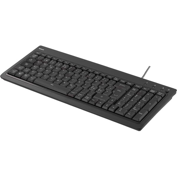 Tangentbord med backrundsbelysning USB, Blått ljus, svart