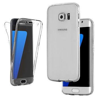 Cover Case Ultra Thin Slim 360 TPU Gel Skin Pouch for Samsung Galaxy S8 S6 Edge