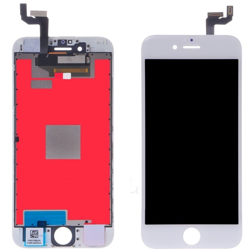IPhone 6S LCD Display Glas Original - Vit (TD-I6SLCDV)