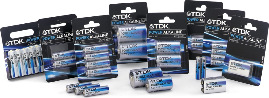 TDK Batteri LR6(AA), 4st i förpakningen, Alkaline 1,5V,  10-PAK