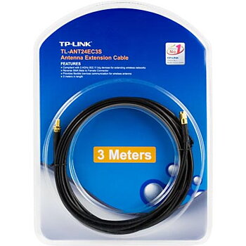 TP-Link Antennkabel för WLAN RP-SMA Hanne till Honna , 3M