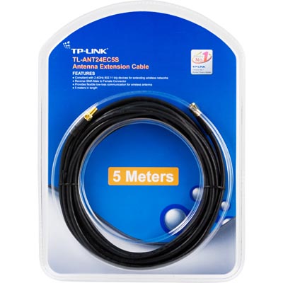 TP-Link Antennkabel för WLAN RP-SMA Hanne till Honna , 5M