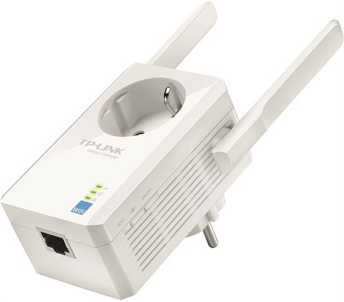 TP-Link WLAN 300Mbps, 1xRJ45 1xCEE 7/4, 80211b/g/n vit  Repeater