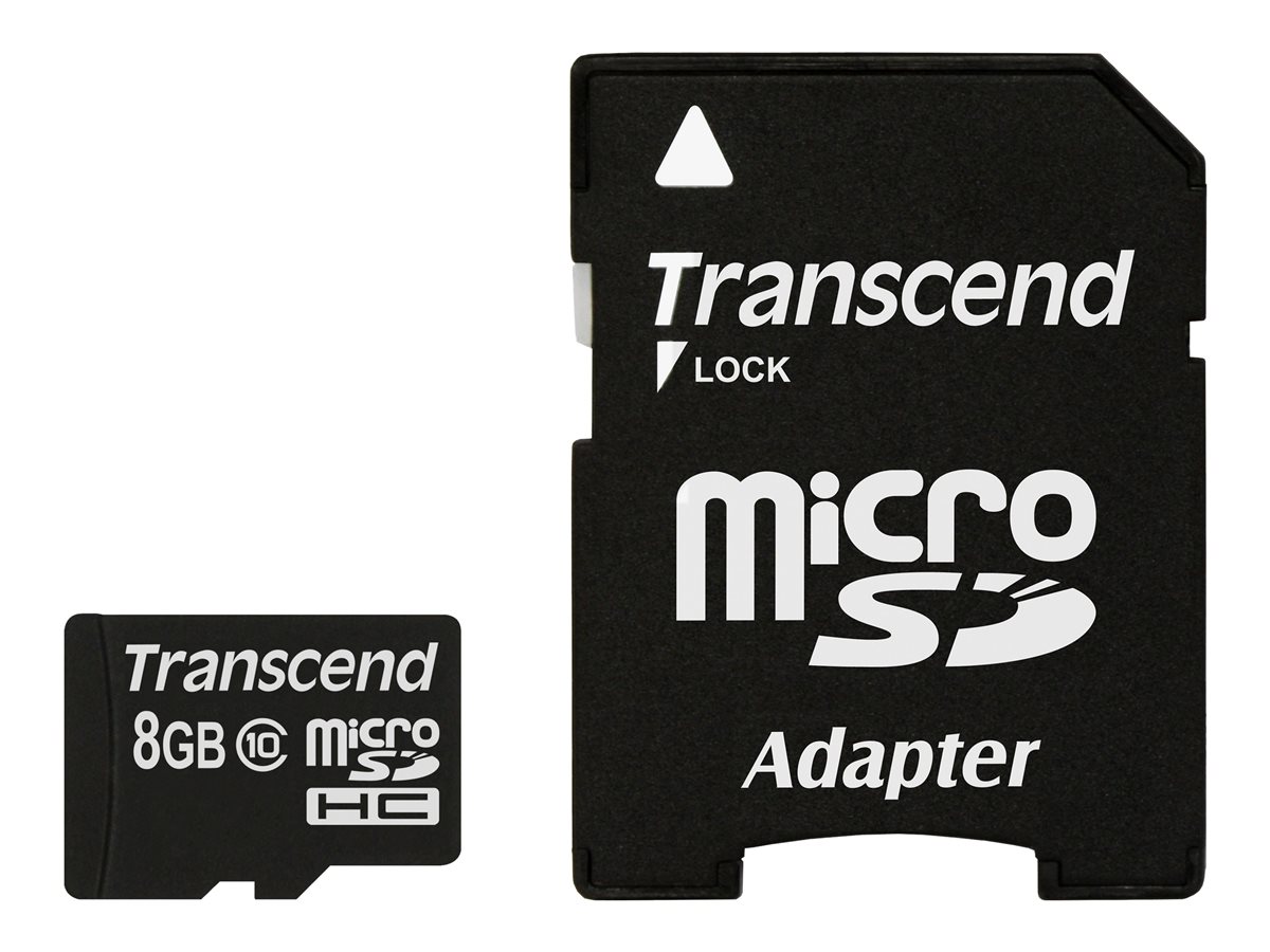 Transcend 8GB miro SDHC Card Class 10