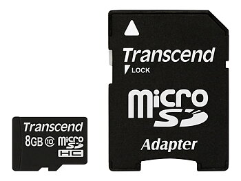 Transcend 8GB miro SDHC Card Class 10