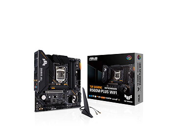 ASUS TUF B560M-PLUS WIFI Moderkort LGA1200, mATX, DDR4,PCIe 4.0, 2x M.2, WiFi 6