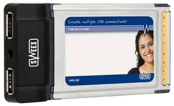 SweeX USB2.0 PC-CARD 2-ports