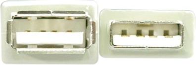 (USB2-102)USB 2.0,  kabel förlängare A till A typ hane till  hona, 20cm
