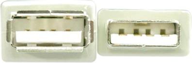 USB2,  kabel förlängare A till A typ Plug(hane), Jack(Honna) 3M