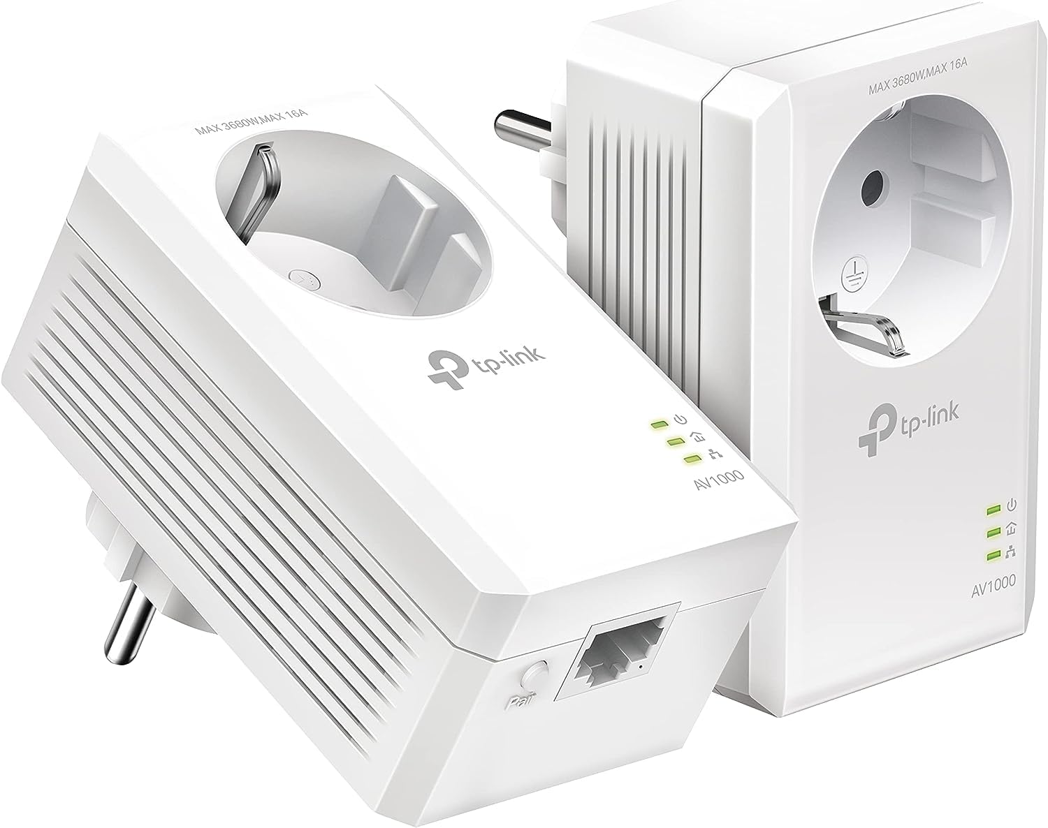 TP-Link TL-PA7017P KIT - AV1000 Gigabit Passthrough Powerline Starter Kit