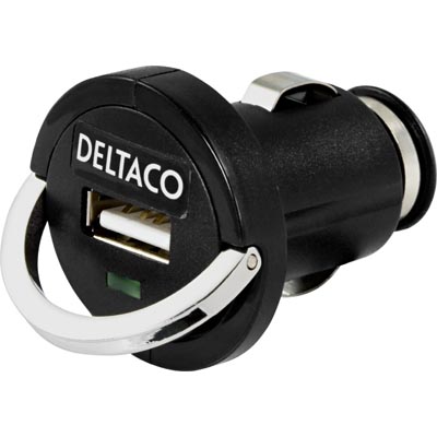Strömsadapter Från CiggUttag till USB 12-24V( Mini)