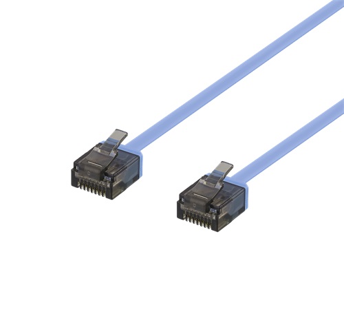 Deltaco Flat U/UTP network Cat6 5m (Blå)