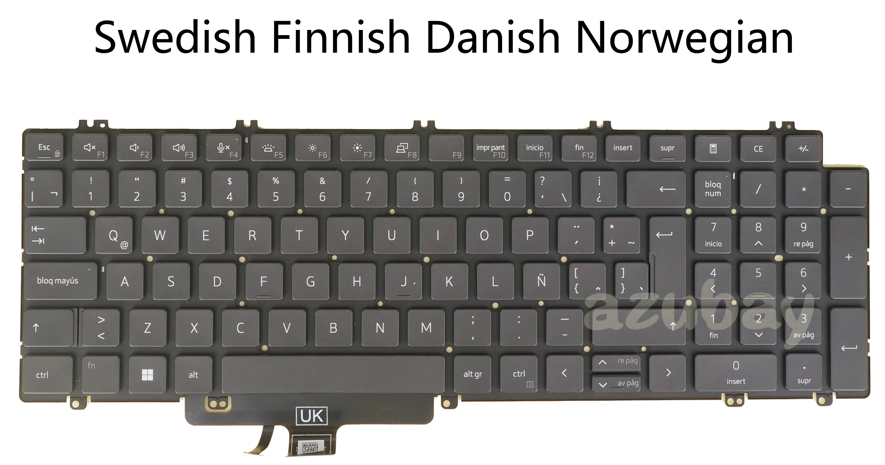 DELL original Tangentbord passar till Dell Latitude 5520