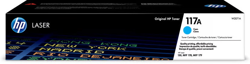 HP Laser toner Cyan(Blå) 117A 1K - CL 150A/150NW/178NW/179FNW