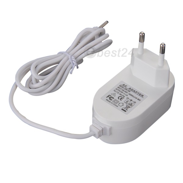 EU Laddare(VA82) AC Adpater, 2,5mm 12V/ 2A