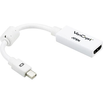 ATEN mini DisplayPort till HDMI adapter med ljud, 20-pin ha - 19-pin ho, 0,19m, vit