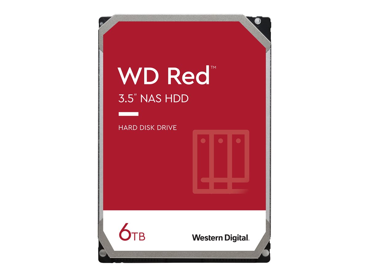 WD Red  WD60EFAX, 6TB, 3.5, SATA, 6GB/S, for SOHO NAS systems