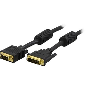 Monitor Kabel DVI-Analog 17 Pin hane till VGA 15 Pin hanne, 10M,