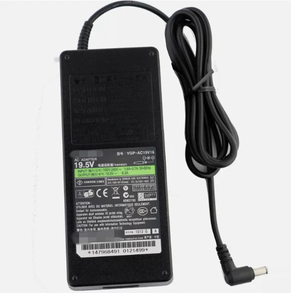 (VGP-AC19V16) Sony AC Adapter 19,5 6,2A 120W  Laptop AC Adapter for SONY Laptop