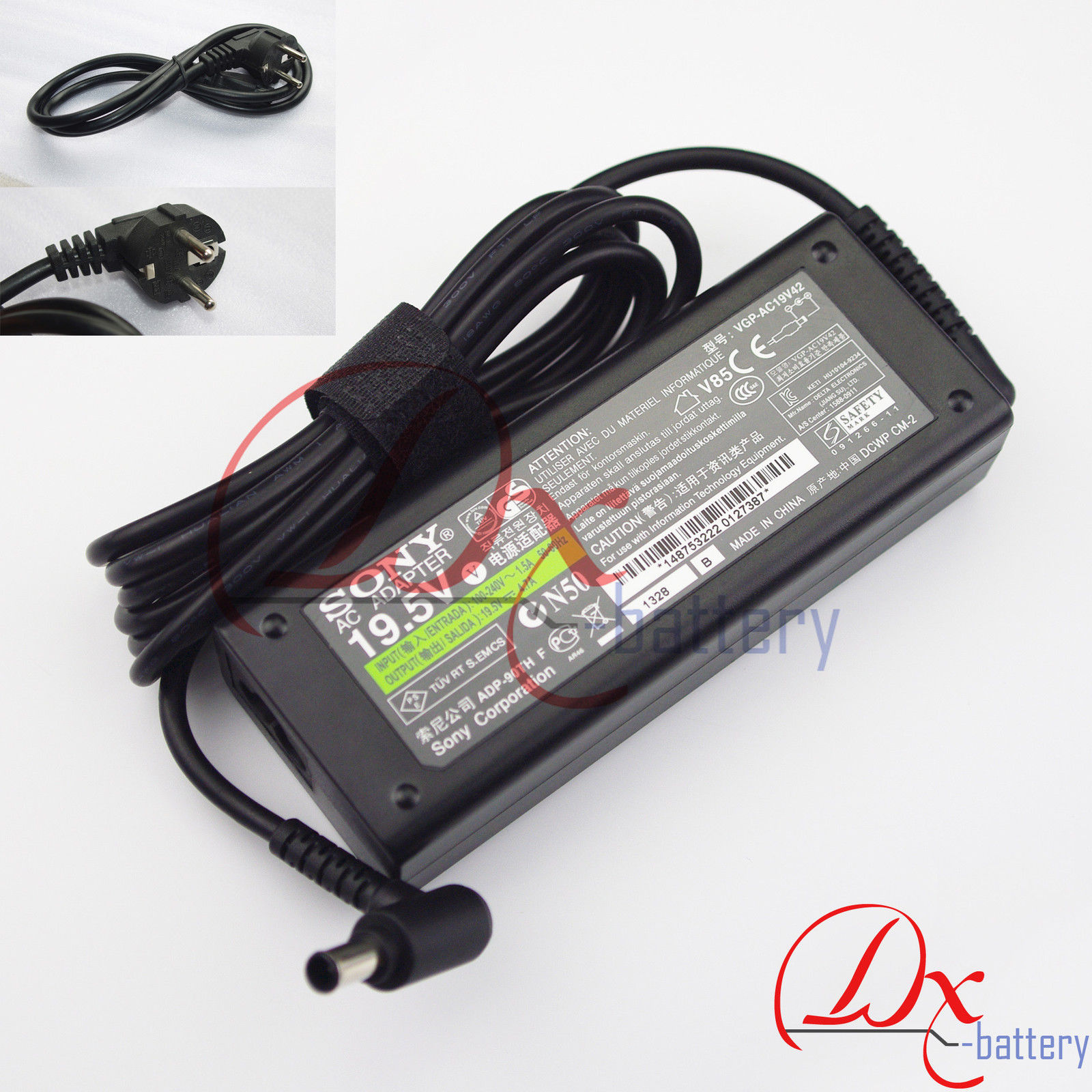 Begagnad Sony AC Adapter ADP-90TH 19,5 4,7A 90W VGP-AC19V32 Laptop AC Adapter for SONY Laptop