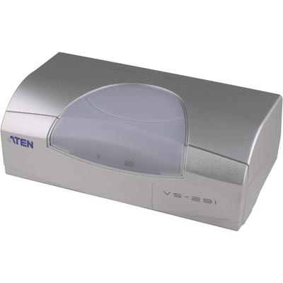 ATEN VGA-Switch,  MonitorSwitch 2monitor till en PC