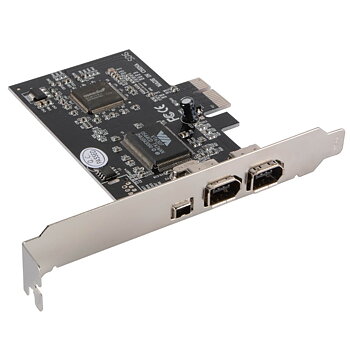 Sun3Drucker PCI-E Express FireWire 1394a 1-Lane iLINK IEEE1394 adapter för expansionsstyrenhet för stationär PC