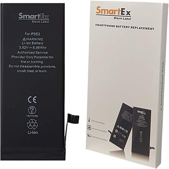 Smartex® Black Label Batteri kompatibel med iPhone SE Model 2020-1821 mAh | Produktion 2022