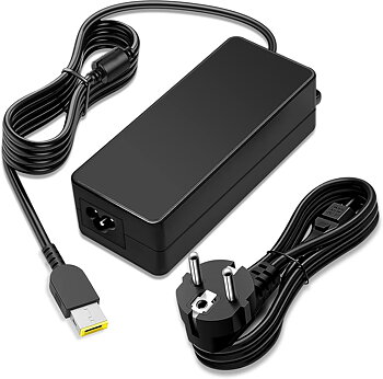 (X001GIX55P) AC laddare för Lenovo bärbar dator,  ThinkPad T470 T470s T550 T440 T440s T450 T450s T460 T460s T470 X250 X270 Yoga 2 11 11S IdeaPad Flex 2 3 ADLX45NLC3A ADLX45NCC3A Nätadapter 65Wl