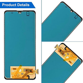 (X001KJTOK5 )iYAiYO Incell LCD Display Digitalizer Pekskärm, Kompatibel med Samsung A51 Full Screen med Verktyg - Svart ersätter GH82-21680A
