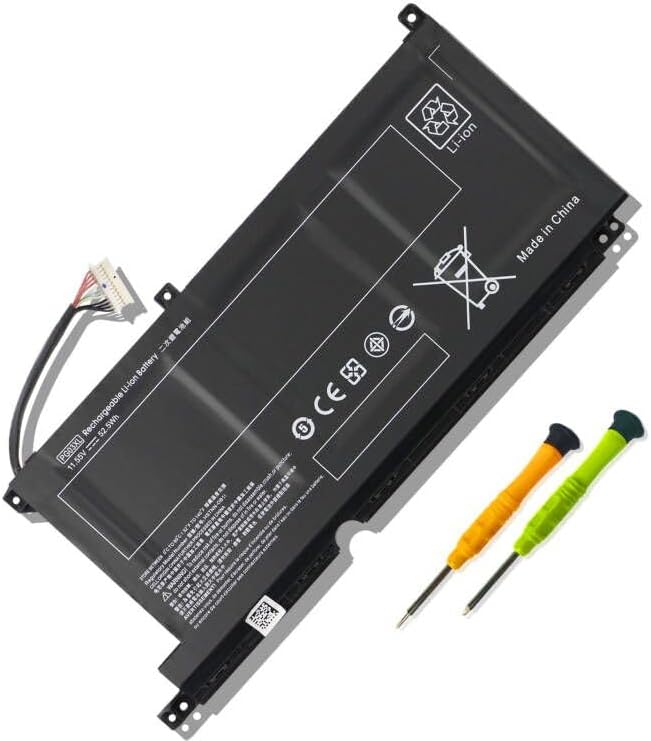 Ersättningsbatteri, för HP, PG03XL Batteri för HP Pavilion Gaming 15-dk 15-ec 16-a 15-dk0000 15-dk1000 15-dk2000 15-ec0000 15-ec1000 15-ec2000 16-a0000 15z-ec000 16t-a000 15t-dk100 15z-ec200 L48430-AC1 L48430-AC2 L48495-005