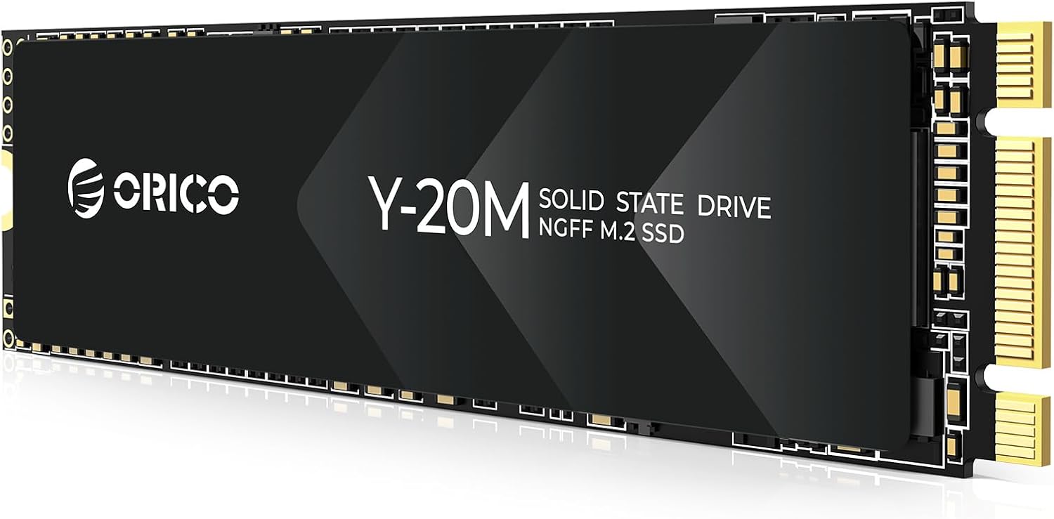 (X0023I5OR9 )ORICO M.2 2280 SATA SSD, 256 GB intern M.2 SSD med B+M-nyckel för stationär/bärbar dator, SATA III 6 Gbps NGFF Solid State-Drive låg strömförbrukning (PCIe NVMe inkompatibel) – Y20M