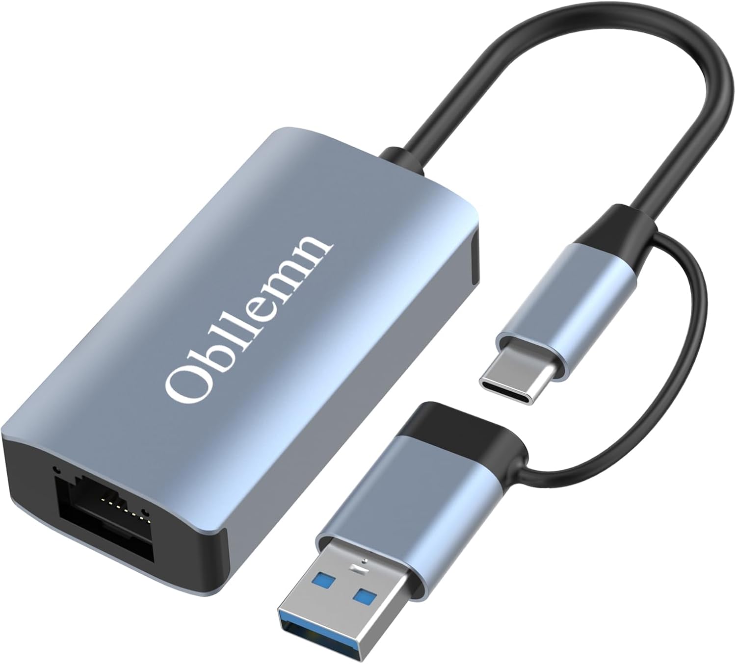 (X00251S9FD) USB C Till Ethernet-Adapter, USB 3.0 LAN-Adapter Till RJ45 Gigabit 1000 Mbps Nätverksadapter
