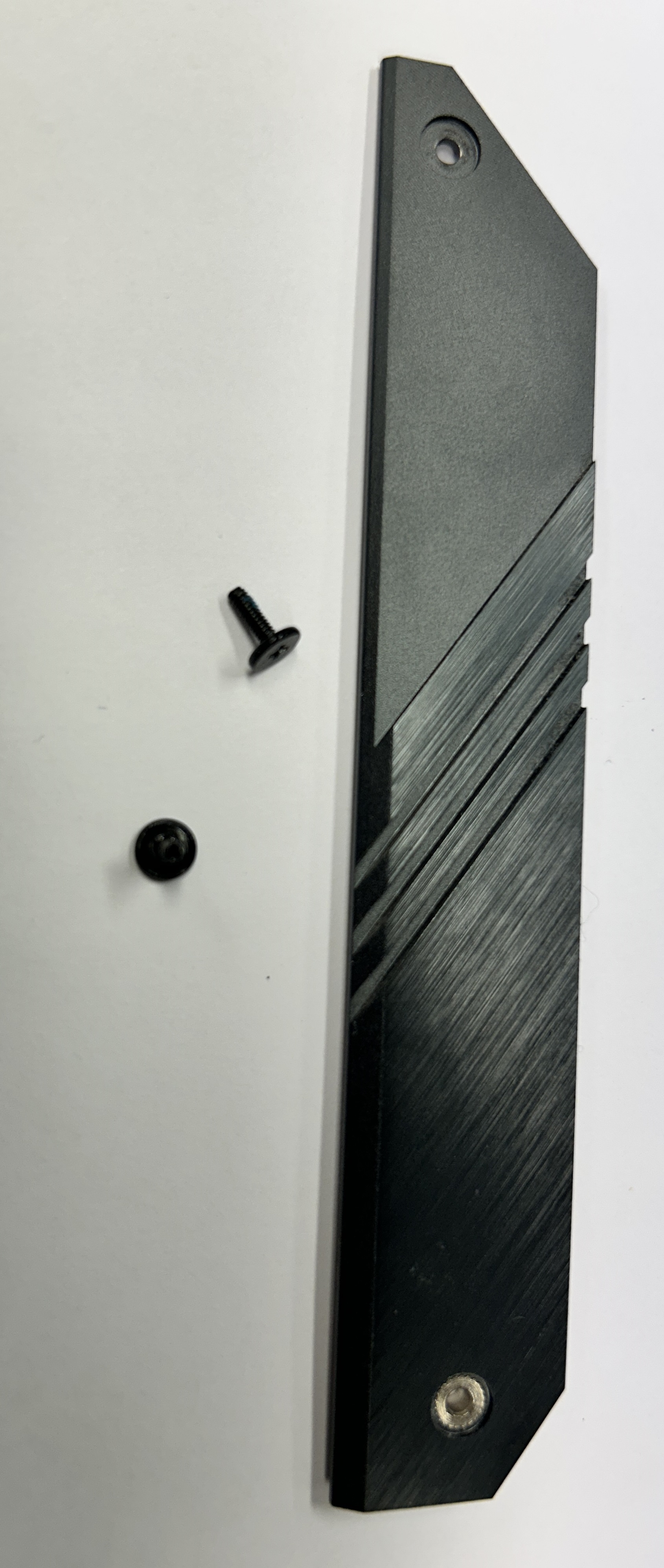 (13071-02792000) M.2 SSD Kylfläns, Ledande Självhäftande Ark, svart, Passar ASUS Strix Z390
